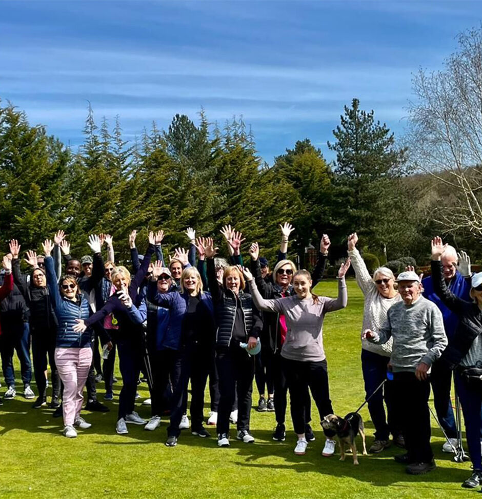 Golfers On Green